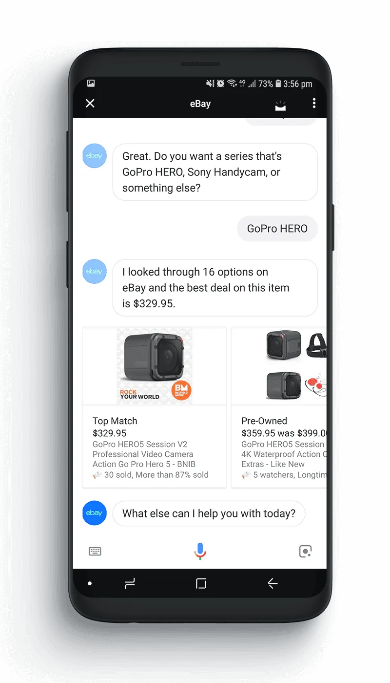 eBay Voice Commerce