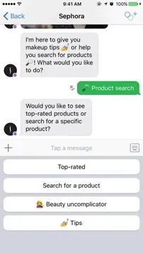 Sephora KIK bot